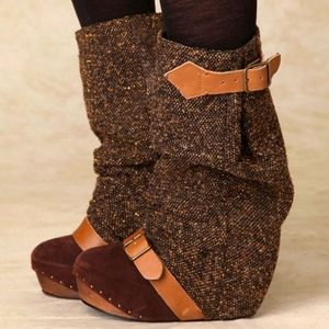 Irregular Choice Slouchy Boot with Hidden Platform